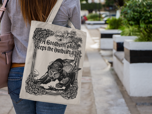 A Goodberry a Day Keeps the Owlbears at bay! Canvas Tote Bag